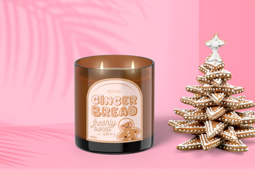 Gingerbread Refillable Eco Candle | Christmas, Star Anise, Clove, Cinnamon, Gingerbread and Vanilla